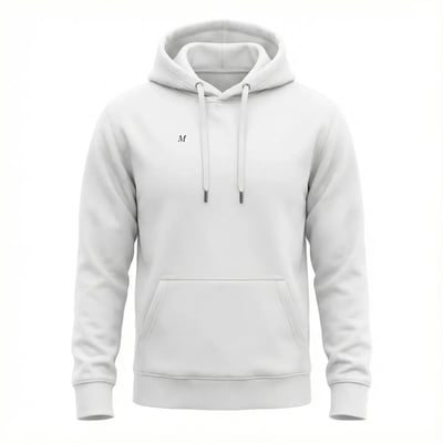 🖤 Premium White Winter Hoodie | Men’s Warm & Stylish Hoodie
