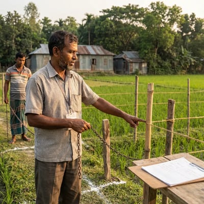 ল্যান্ড মেজারমেন্ট বা জমি পরিমাপ সার্ভিস (Land Measurement Service)