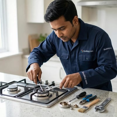 গ্যাস স্টোভ ও বার্নার সার্ভিসিং (Gas Stove & Burner Services)