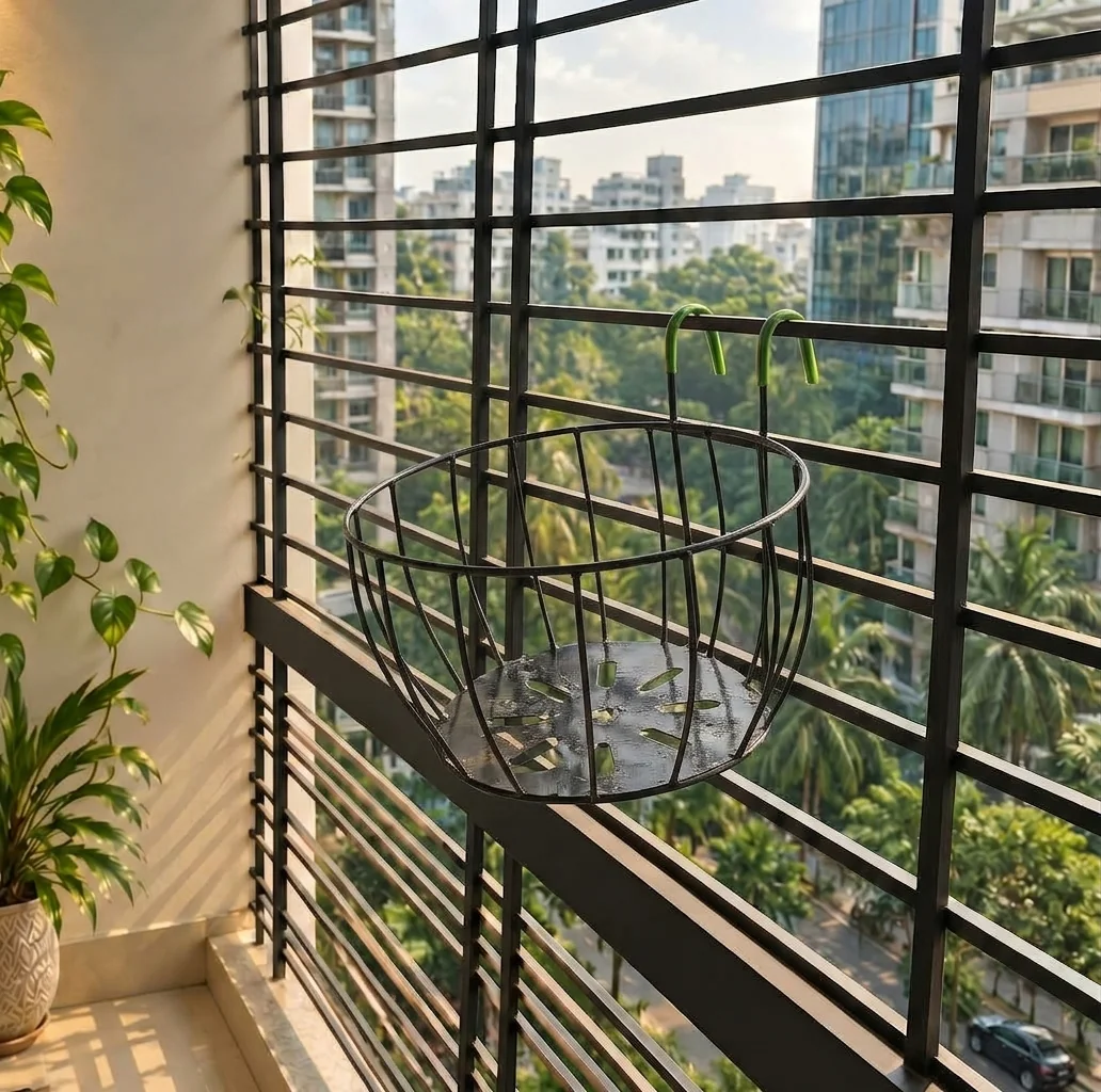 মেটাল রাউন্ড হ্যাঙ্গিং বাস্কেট